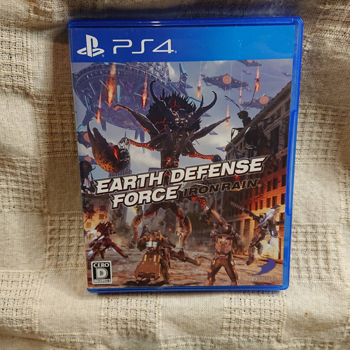 美品[Ah] PS4 Play Station 4 　 EARTH DEFENSE FORCE　IRON RAIN 　定形外郵便250円発送_画像1