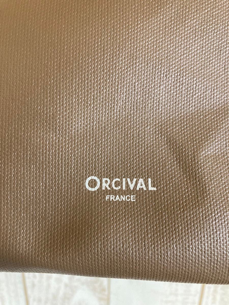 ORCIVAL PVCコーティング　牛革　レザー　トートバッグ　 ハンドバッグ　マチ幅たっぷり使いやすい