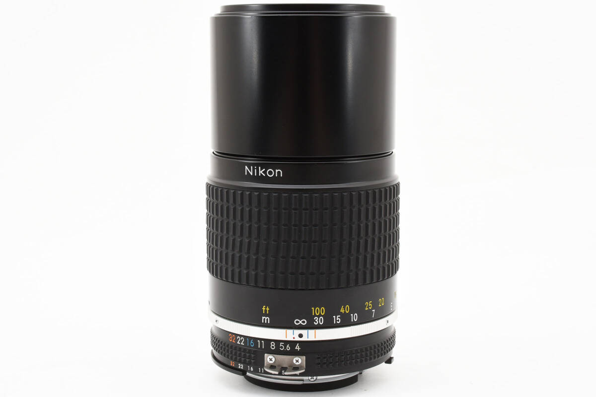 ★外観美品★ニコン Nikon Ai-s NIKKOR 200mm F4 L37c 52mm付き★ T22#2256_画像9