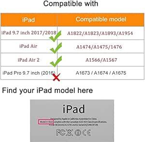 iPad 9.7 2018/2017ケース 新型（Newモデル)/iPad Air/iPad Air2カバー iPad 9.7イン_画像3