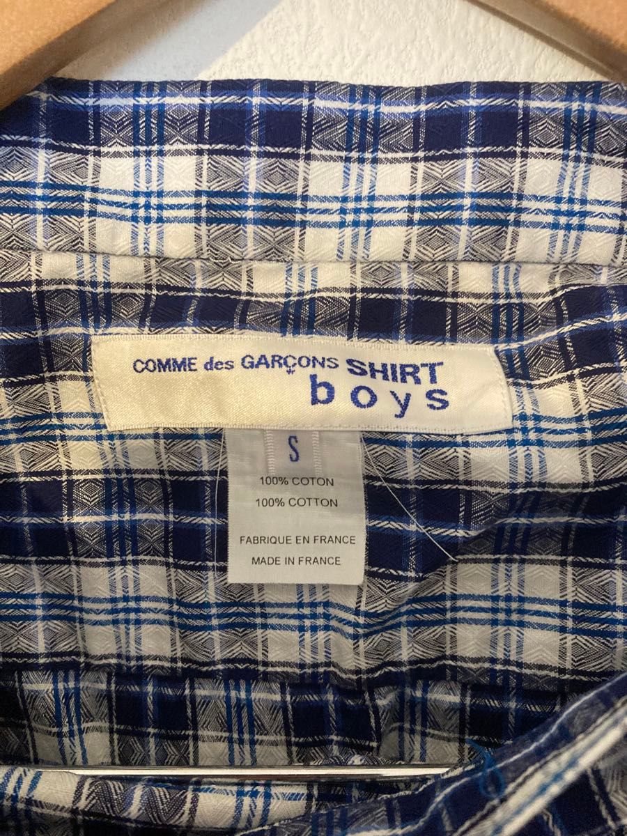 フランス製 comme des garon boys shirt スモック プルオーバー コムデギャルソンボーイズ 