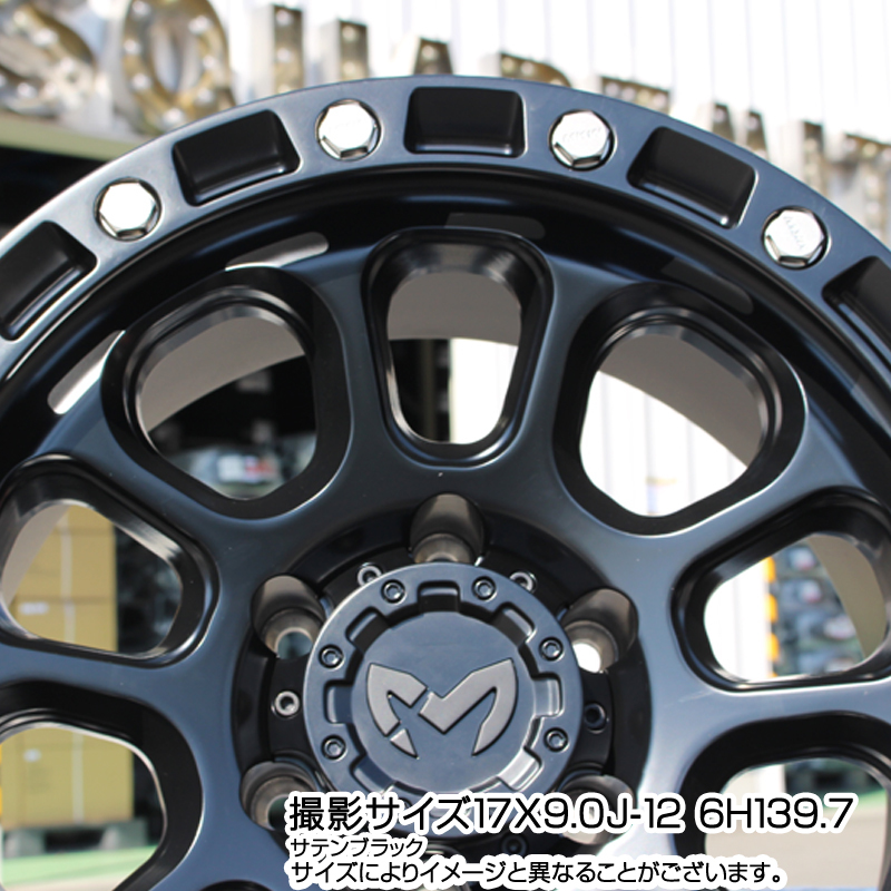 [新品4本] MKW M204 JP Spec ブラックキャット 17×8.0 +20 6H139.7 送料込み(北海道、沖縄、離島除く)「m204_1780_a20_bk」_画像7