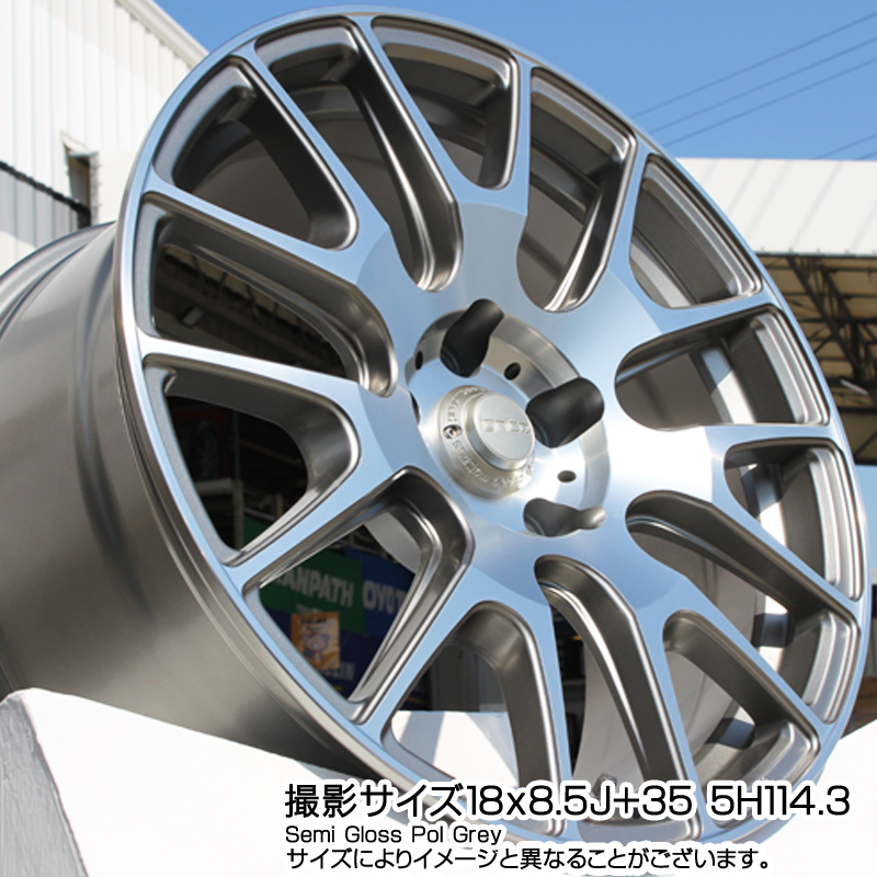 [新品4本] MLJ IGNITE Xtrack 18x8.5J+35 5H114.3(アッシュグレー) 送料込み(北海道、沖縄、離島除く) 「0ignite885k35spa」_画像4