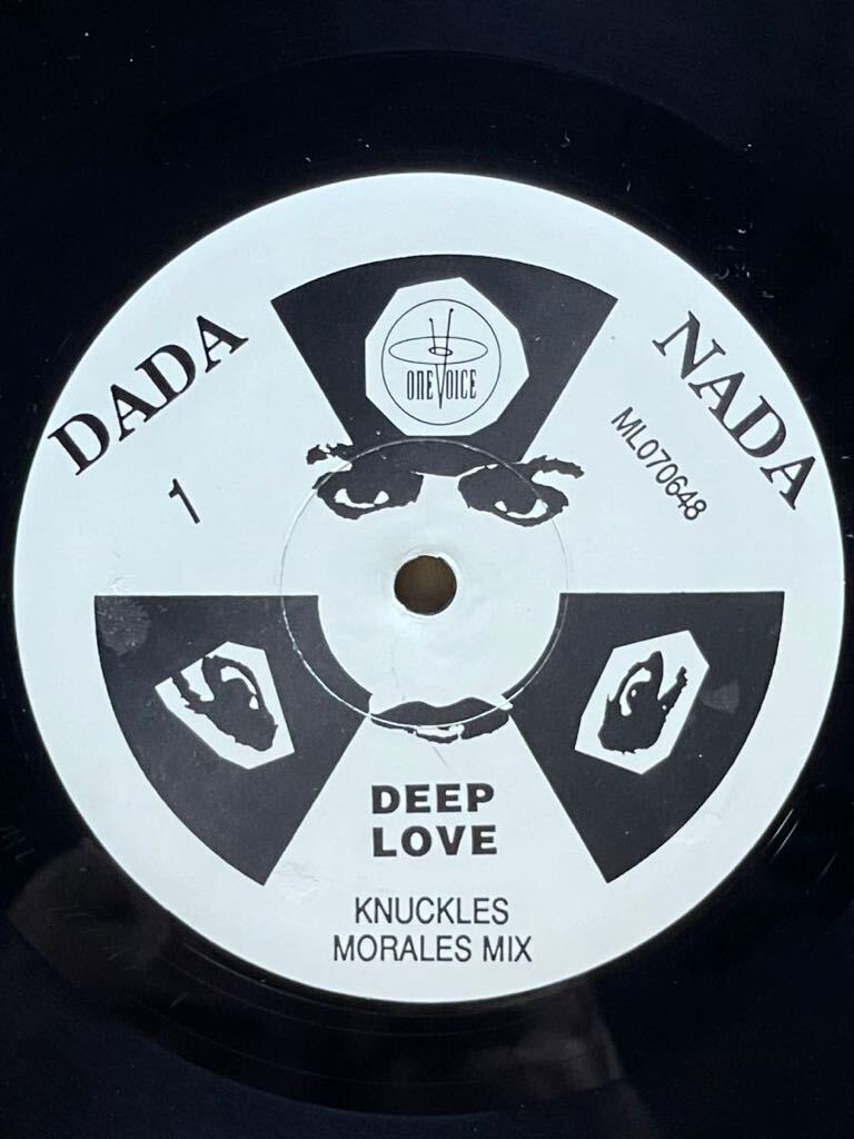 【 Remixed by Frankie Knuckles, David Morales！！】Dada Nada - Deep Love ,One Voice - ML070648 ,12 , 33 1/3 RPM ,Stereo UK 1990の画像2