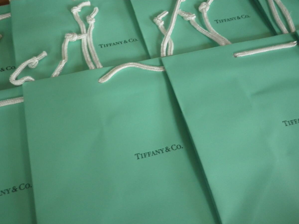 未使用　ティファニー　紙袋　サイズ約28×25㎝　10枚　Tiffany&Co.　ショッピングバッグ_画像2