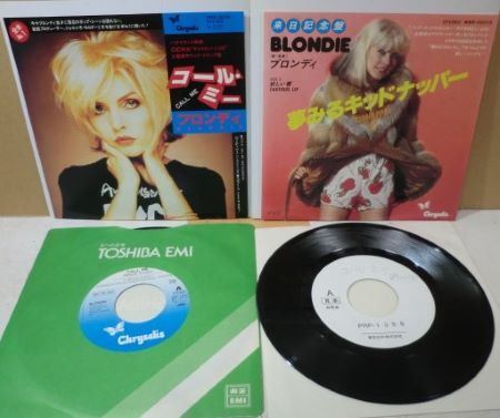 プロモのみもあり【日本盤シングル４枚】ブロンディ/BLONDIE - CALL ME + KIDNAPPER +2_画像1