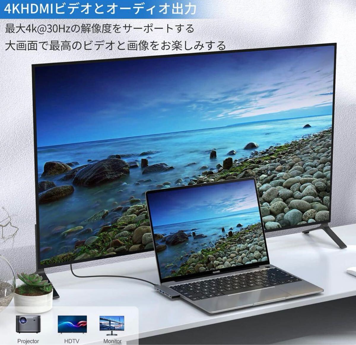 Macbook ハブ Macbook Air Pro ハブ 7-in-2
