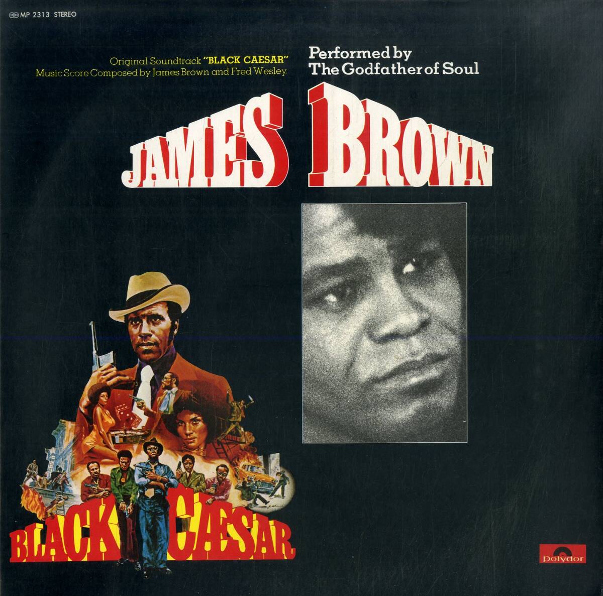 A00589212/LP/ジェームス・ブラウン (JAMES BROWN)「ブラック・シーザー Black Caesar OST (1973年・MP-2313・サントラ・ソウル・SOUL・_画像1