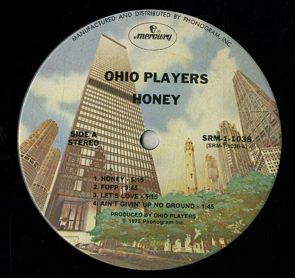 A00589264/LP/オハイオ・プレイヤーズ (OHIO PLAYERS)「Honey (1975年・SRM-1-1038・ファンク・FUNK・ディスコ・DISCO)」_画像3