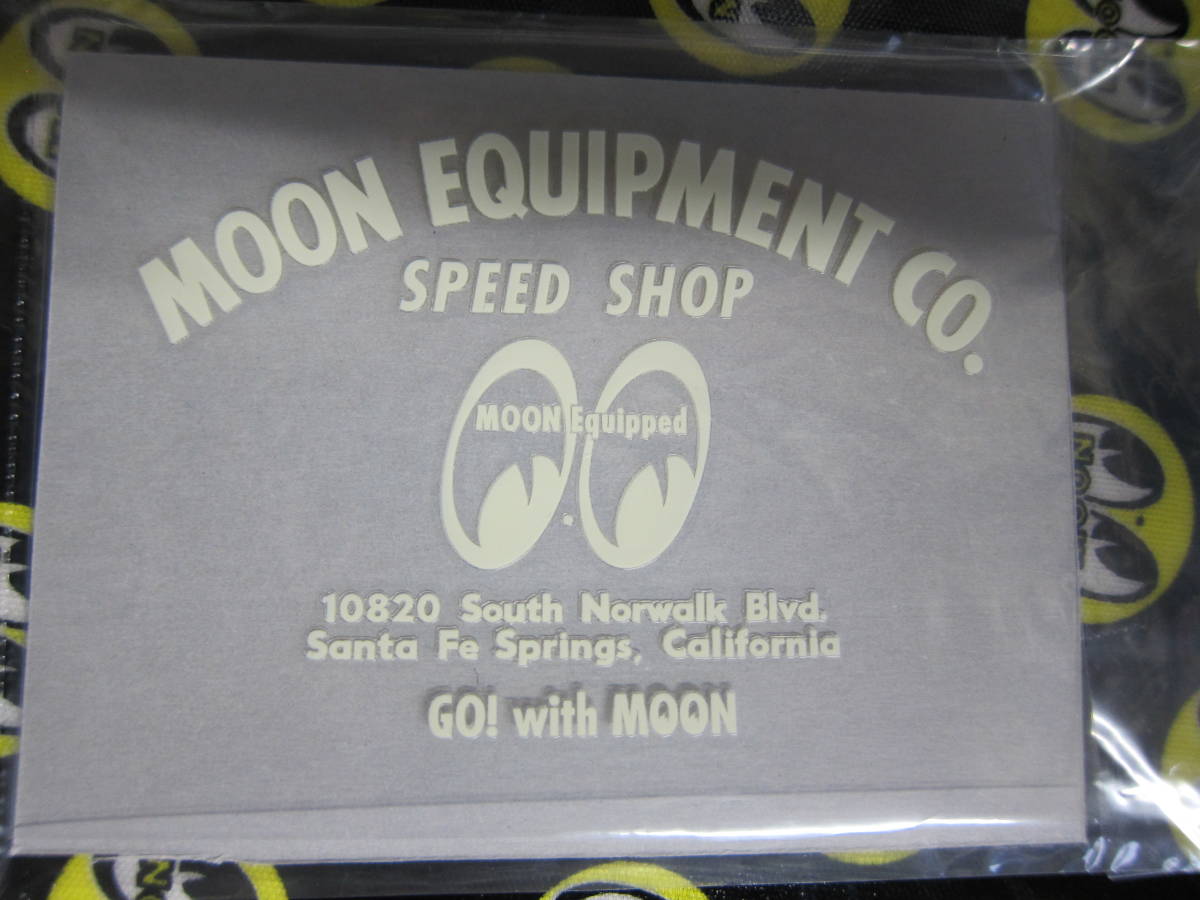 送料90円より MOON EQUIPMENT SPEED SHOP デカール MOONEYES ステッカー IVの画像1