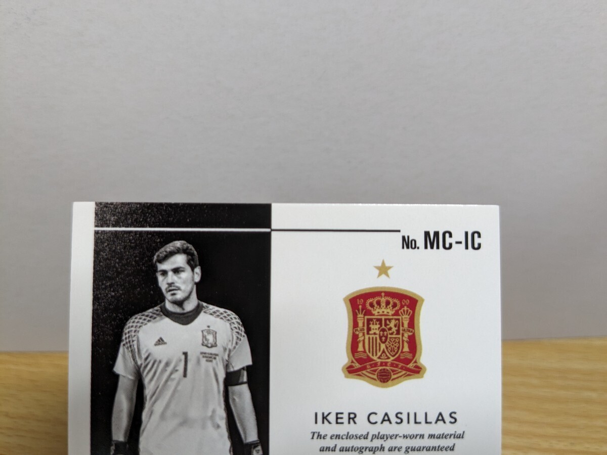 【Iker Casillas /カシージャス】直筆サインカード◆2016-17 Panini Noir Spain On Card Auto Jersey Patch /25 オンカード 25枚限定の画像7