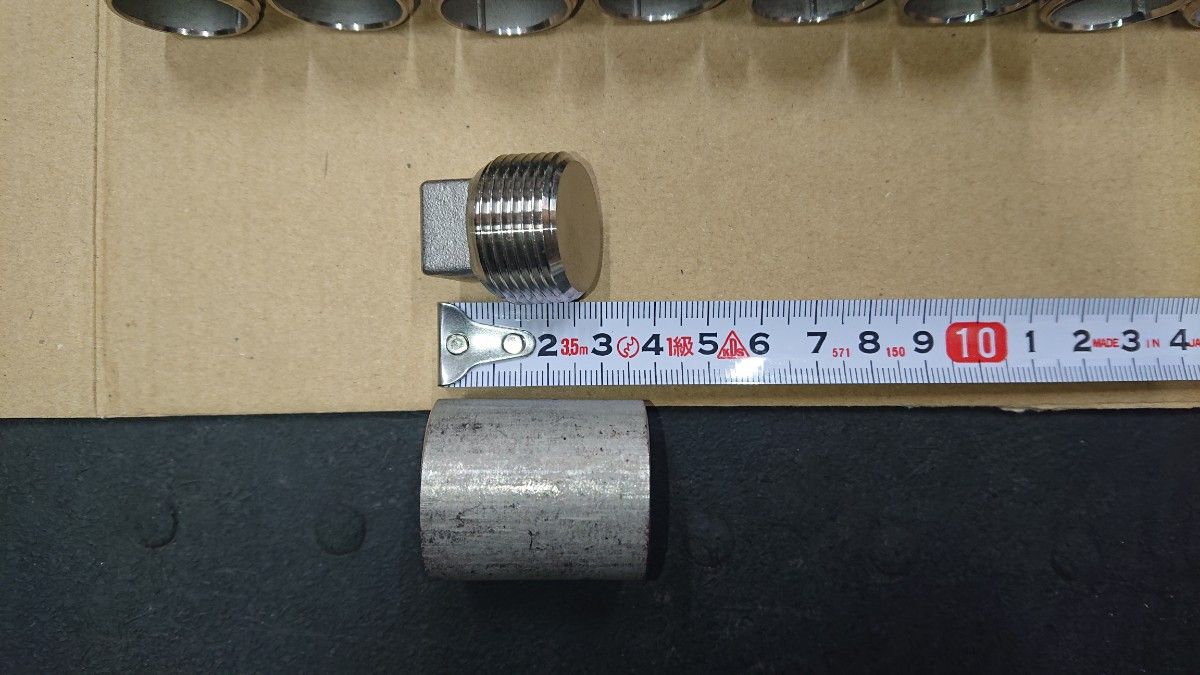 新品 配管継手 3/4B SUS316 ニップル エルボ ティーズ プラグ 新品 配管継手 3/4B SUS316 ニップル エルボ ティーズ プラグ