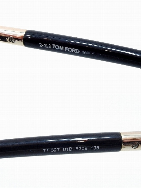 TOM FORD トムフォード bbey アビー サングラス 63□9 135 TF327-01B ブラック×ゴールド_画像7