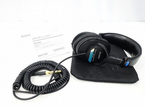 SONY MDR-7506 モニターヘッドホン プロ 定番 動作品 *394302