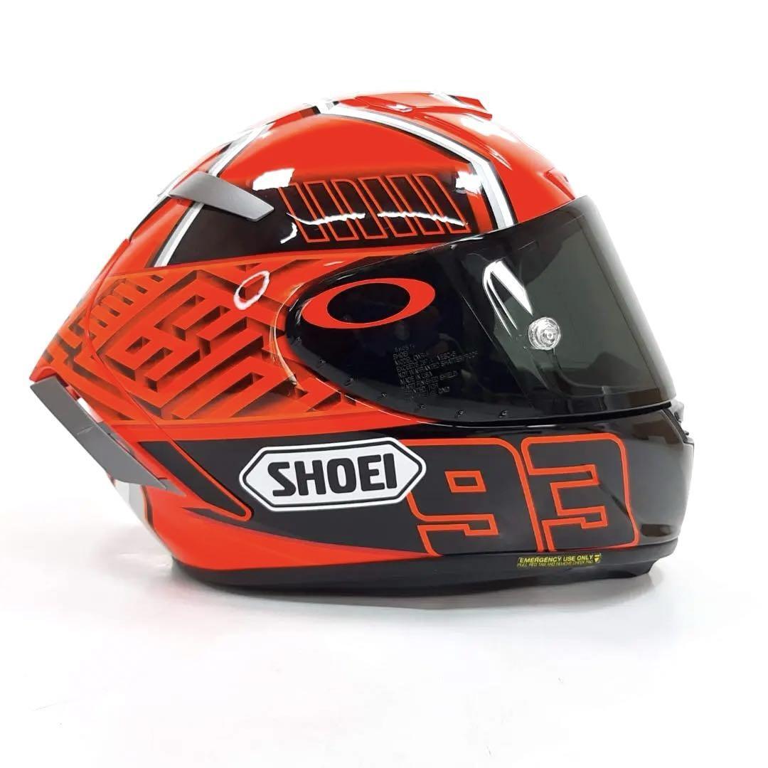 希少】 SHOEI X-14 マルケス フルフェイスヘルメット Lサイズ 希少】 SHOEI X-14 マルケス フルフェイスヘルメット Lサイズ