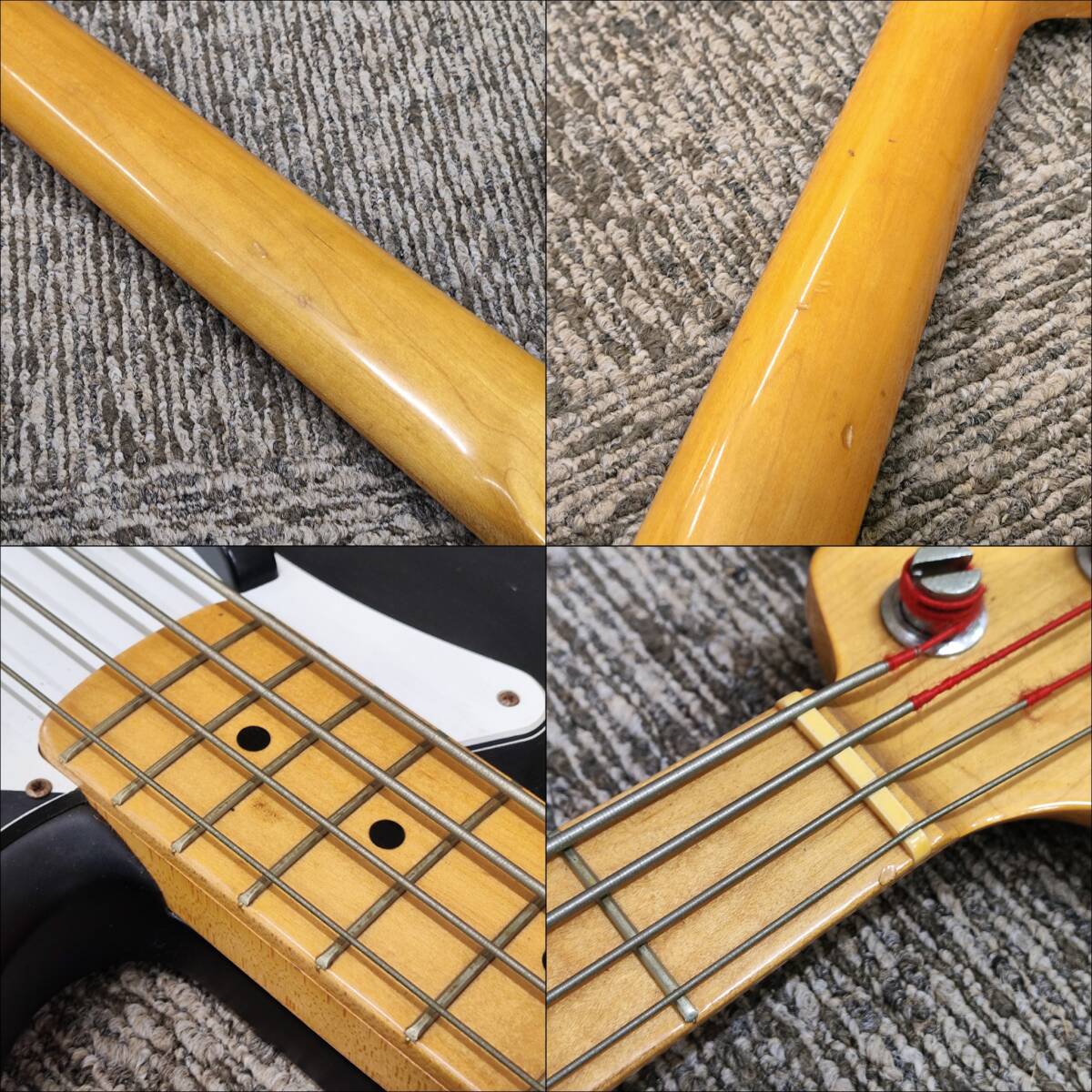 5154【塗装 現状品☆YAMAHA / Pulser Bass 400】ジャンク扱い◇ヤマハ パルサーベース プレべ プレジションベース PB-400◇エレキベースの画像7