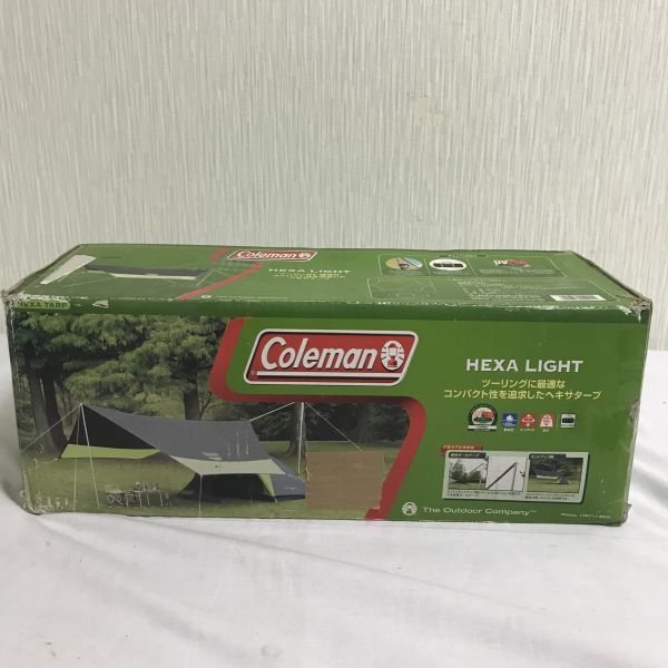 【未使用】★柯爾曼Coleman hekisaraitotapu 170T11450J 帳篷露營用品 原文:【未使用】★コールマン Coleman ヘキサライトタープ 170T11450J テント キャンプ用品