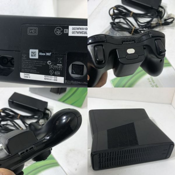 ★動作確認済★Xbox 360 モデル1439 本体 コントローラー ブラック 箱付き AAL0105大3295_画像7