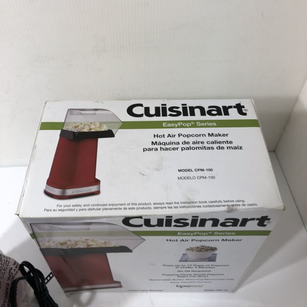 【未使用品】クイジナート Cuisinart ポップコーンメーカー CPM-100 AAL0207小4720/0314_画像4