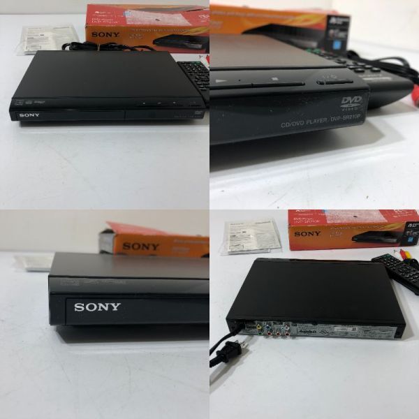 SONY ソニー DVP-SR210P CD/DVDプレーヤー リモコン付 AAL0117小4709/0314の画像7