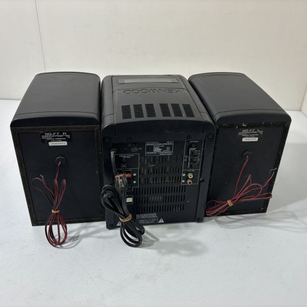 5/26最終処分】Kenwood ケンウッド コンポ MS-F7 SG-F7 通電確認 5/26最終処分】Kenwood ケンウッド コンポ MS-F7 SG-F7 通電確認