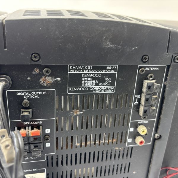 5/26最終処分】Kenwood ケンウッド コンポ MS-F7 SG-F7 通電確認 5/26最終処分】Kenwood ケンウッド コンポ MS-F7 SG-F7 通電確認