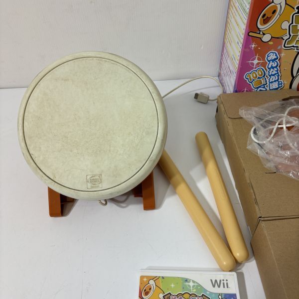 送料無料 Wii 太鼓の達人Wii 決定版 ＋ タタコン2個 セット NC-110 bbL0228大3453/0321_画像3