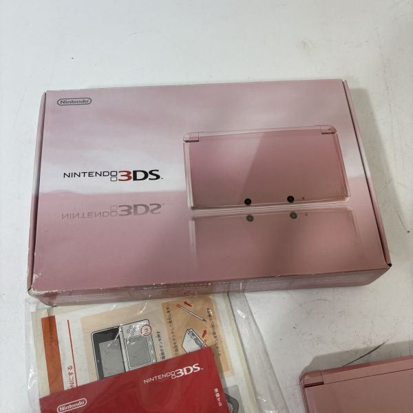 Nintendo ニンテンドー 任天堂 3DS ピンク ゲーム機 CTR-001 初期化済 箱 取扱説明書付き ジャンク品 AAL0228小4806/0328_画像8