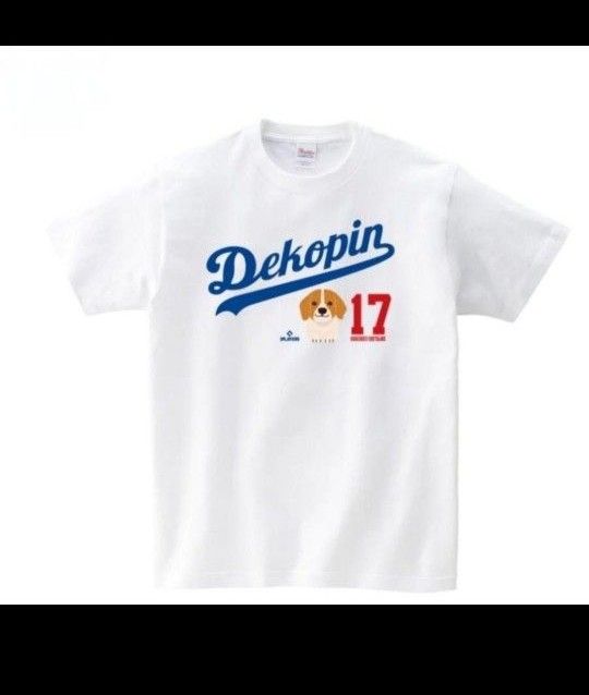 大谷翔平 デコピン Tシャツ ホワイト XL Dekopin SHOHEI OHTANI 公式