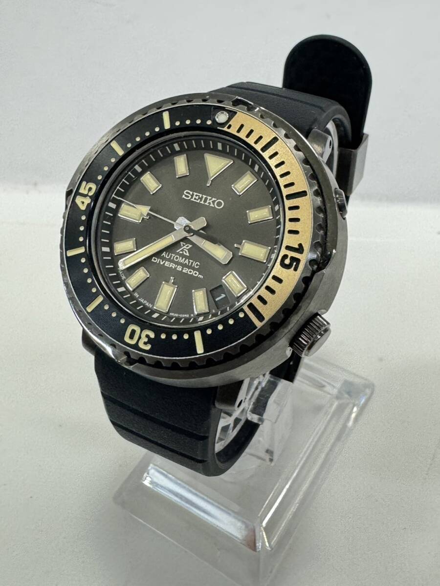 (2)【状態良好！稼働品】SEIKO PROSPEX セイコー プロスペックス 4R35-04R0 SBDY091 ラバー 回転ベゼル メンズ 腕時計 中古 詳細不明_画像3