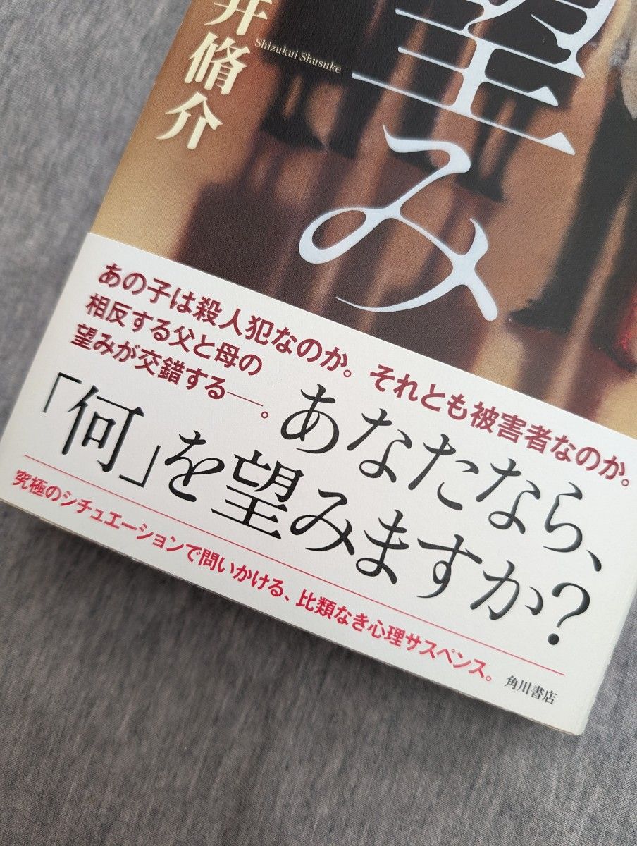 本、多数出品中♪【雫井脩介】望み　単行本　ハードカバー　★映画化作品★