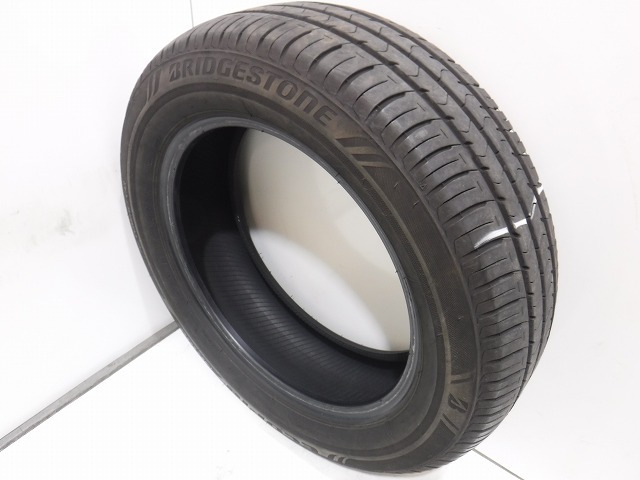 送料無料 185-60R15 8分山 ブリヂストン エコピア NH100C 2019年製 中古タイヤ【1本】(AGM-0281）の画像2