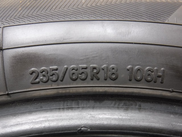 235-65R18 9-8.5分山 トーヨー プロクセス CL1 SUV 2021年製 中古タイヤ【2本セット】送料無料(AM18-6785）の画像6
