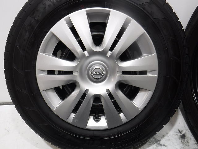 15インチ 日産キャラバン純正 195/80R15 5.5J+45 139.7 YOKOHAMA 2023年製 中古タイヤホイール【4本】送料無料(AMS15-0764）の画像7