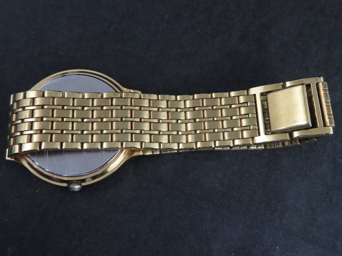 セイコー SEIKO クォーツ SX ゴールドカラー V701-6K00 メンズ腕時計の画像5