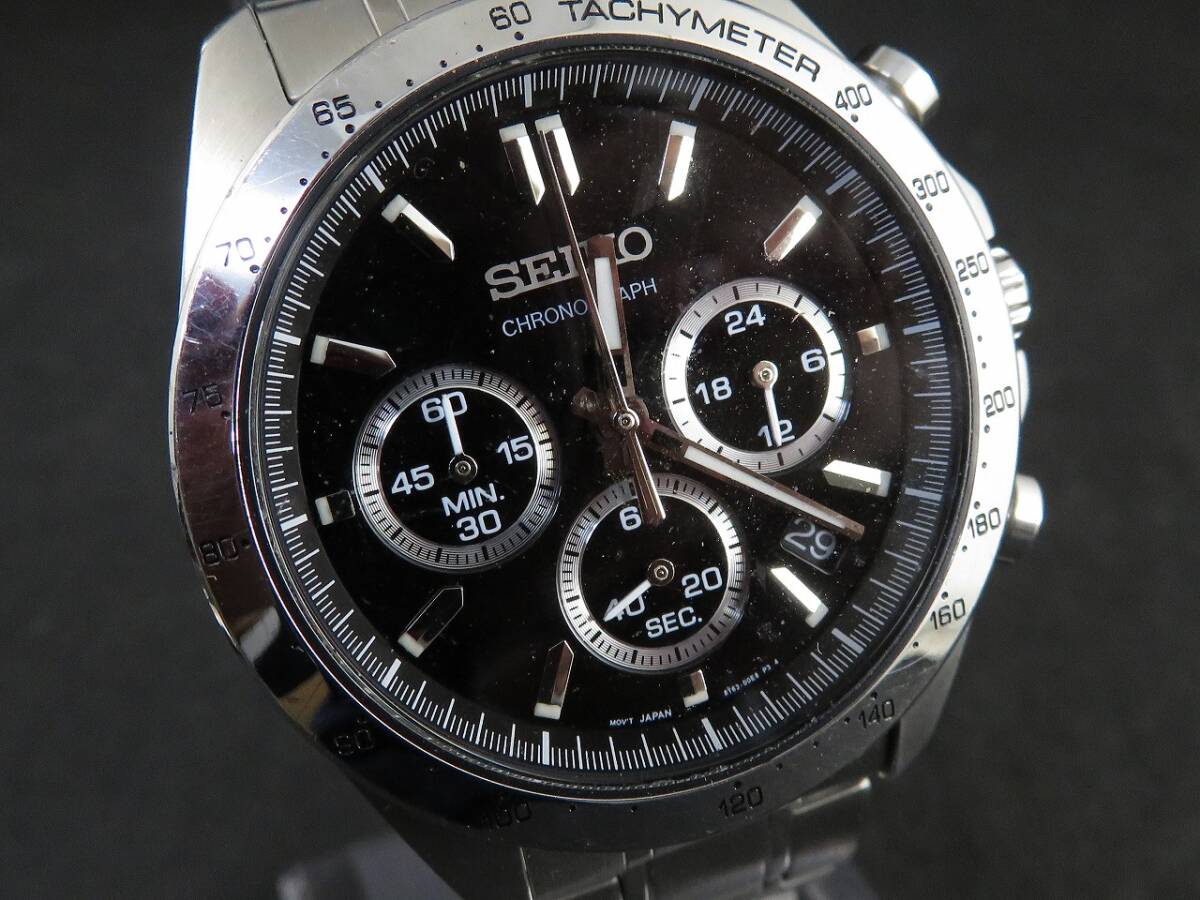 SEIKO セイコー 8T63-00D0 クォーツ クロノグラフ 腕時計の画像2