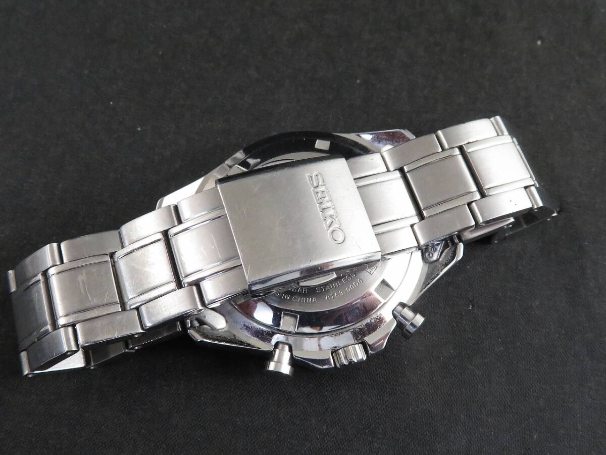 SEIKO セイコー 8T63-00D0 クォーツ クロノグラフ 腕時計の画像5