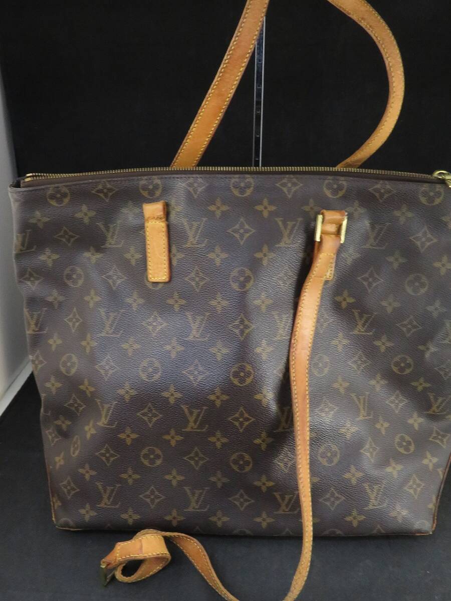 1円～　LOUIS VUITTON ルイヴィトン モノグラム トートバッグ ショルダーバッグ カバメゾ 難あり_画像1