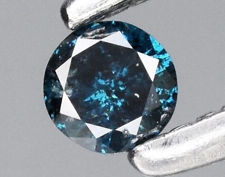 【希少】0.05カラット　アフリカ産ブルー・ダイヤモンド_画像1