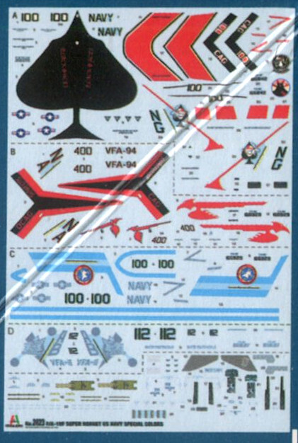 イタレリ 2823 1/48 F/A-18F スーパーホーネット 米海軍特別塗装_画像2