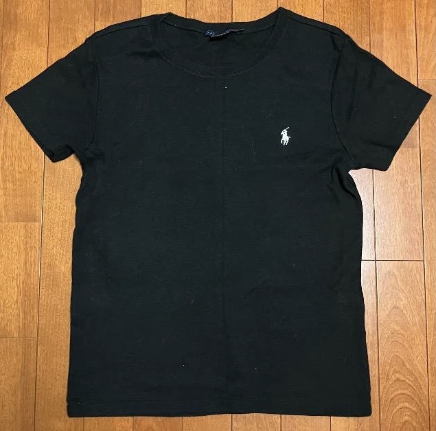 Ralph Laurenラルフローレン☆ワンポイントTシャツ黒_画像1