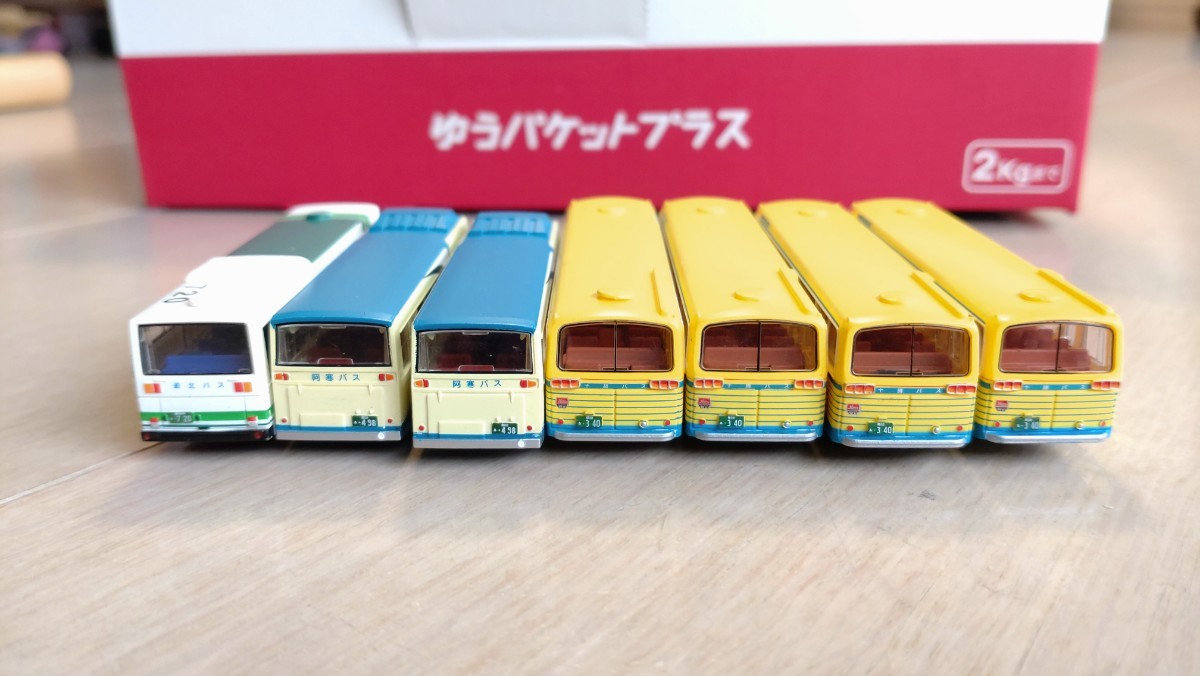 バス コレクション まとめて3種7台 北海道バス事業者 十勝バス 道北バス 阿寒バス  の画像6