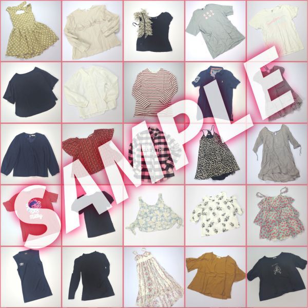 [ postage included ] resale OK large amount old clothes approximately 20kg rom and rear (before and after) lady's tops spring summer assortment set sale set 80 put on ~100 put on rom and rear (before and after) 