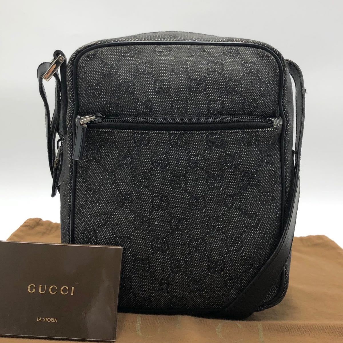 【人気モデル】GUCCI グッチ ショルダーバッグ GGキャンバス 斜め掛け メンズ カメラバッグの画像1