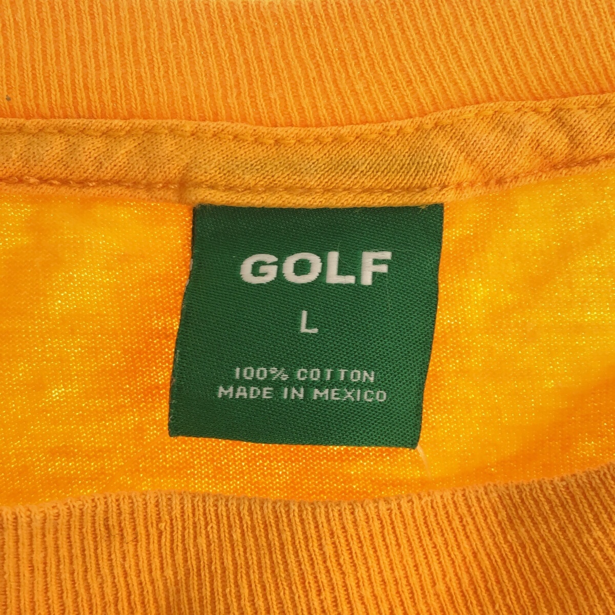 GOLF WANG ゴルフ ワン フロッグプリントクルーネックTシャツ イエロー L ITUTNO7XYKM8_画像3
