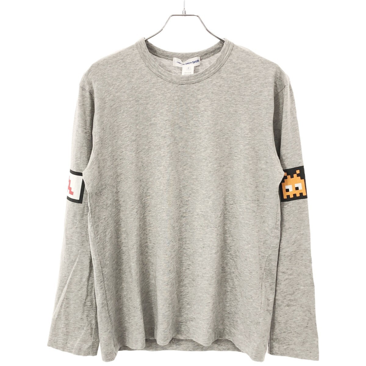 COMME des GARCONS SHIRT コムデギャルソンシャツ 22AW Invader LS T-Shirt インベーダープリントカットソー FJ-T002 ITYQGNZVTKXV_画像1