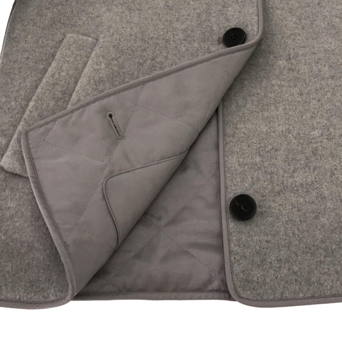 theory theory 23AW Wool Double trimming wool coat gray P WC304 ITM1DQP4KX3W