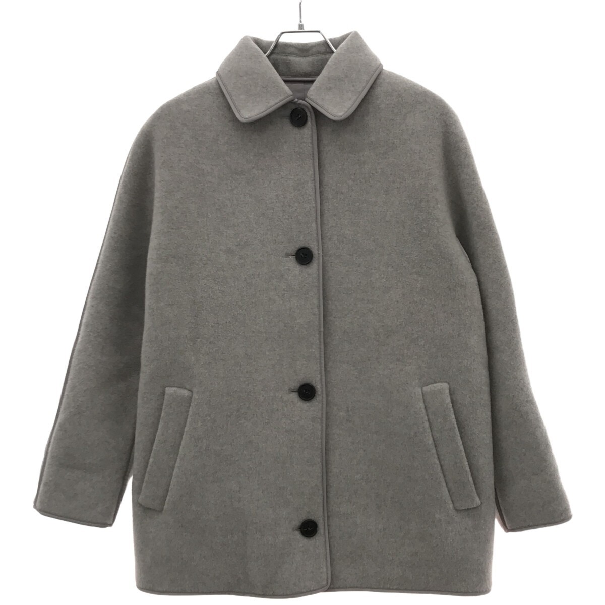 theory theory 23AW Wool Double trimming wool coat gray P WC304 ITM1DQP4KX3W