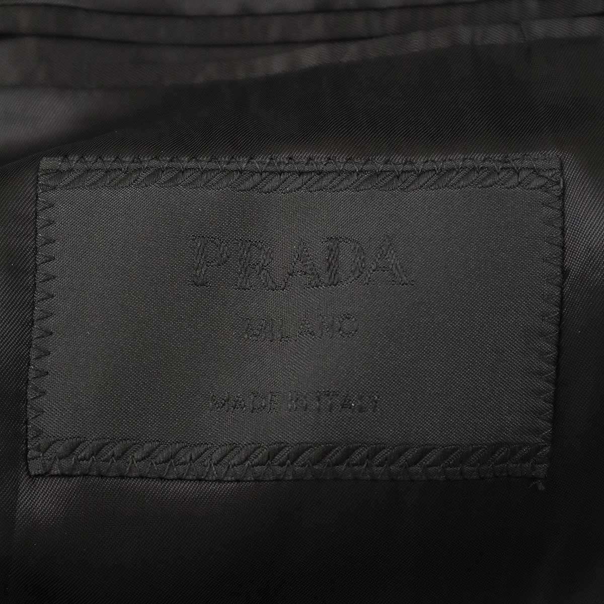 PRADA プラダ ノッチドラペルウール2Bセットアップスーツ グレー 44 ITVV67RA3ZSQ_画像5