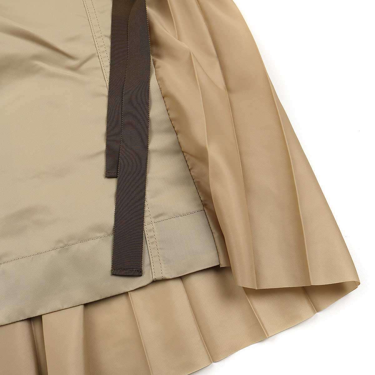 sacai サカイ 22SS Nylon Twill Skirt ナイロンツイルスカート ベージュ 0 22-06065 ITBSS8KU3K5A_画像5